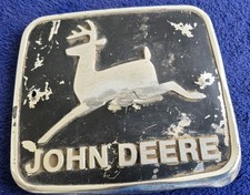 VINTAGE JOHN DEERE ADVERTISING SIGN,TRACTOR PLAQUE,SIGN,ALUMINUM picture