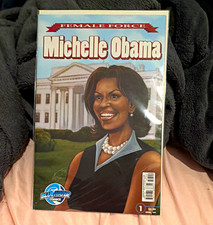 Bluewater Comics Female Force: Michelle Obama #1 (2009) Biography w/ Barcode picture