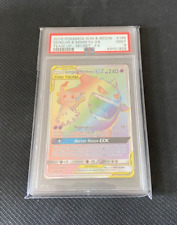 Pokemon Card PSA 9 Graded - Gengar & Mimikyu GX 186/181 - Team Up Secret Rare picture
