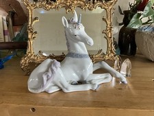 Retired Lladro 5826 “Little Unicorn” Porcelain Figurine w/ Original Price Tag picture
