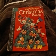 Walt Disney‘s Christmas parade #9 silver age 1958 Dell giant comic uncle Scrooge picture