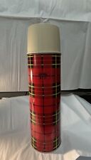 VTG  1970s King -Seeley Tartan  Thermos Bottle Hot Cold Thermos #2442 Scratches picture