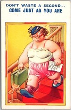 Vintage BAMFORTH England UK Comic Postcard 