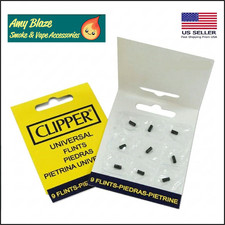 NEW Genuine Clipper Lighter Flints Flint - 1 Pack of 9 Flints - USA Shipper picture