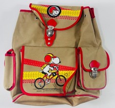 Vintage 1958 Butterfly Brand Snoopy Backpack Bicycle Racer Excellent picture