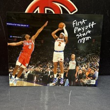 Miles McBride Autographed New York Knicks 8x10 Photo Inscribed Beckett BAS COA picture