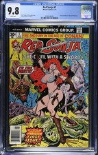 Red Sonja #1 - Marvel Comics 1977 CGC 9.8 Based on Robert E. Howard's Red Sonja. picture