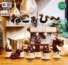 Neko Coffee Collection Figure Complete 6 Types set Capsule Toy Gacha TAMA-KYU picture