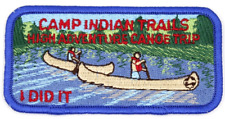 High Adventure Canoe Trip Camp Indian Trails Sinnissippi Council Patch WI BSA picture