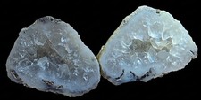 2 Pairs Rare Tabasco Geodes Crystal Points  picture