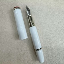 Montblanc Schreiberling Baby Mini White Fountain Pen With Luxury Gift Box picture