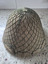 East German Army DDR M56 Helmet Complete Nice Camo picture