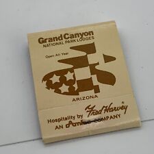Vintage Grand Canyon National Park Lodges Arizona Matchbook Cover Unstruck picture