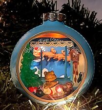1986 Baby's First Christmas Hallmark Lighted Changing Scene Keepsake Ornament  picture