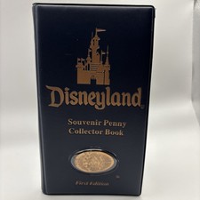 RARE FIRST EDITION PRESSED PENNY COLLECTOR BOOK - DISNEYLAND 2000 picture