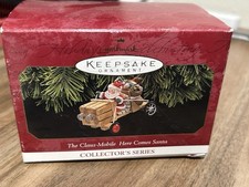 1997 Hallmark Keepsake Ornament The Claus-Mobile Here Comes Santa picture
