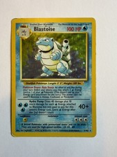 Blastoise 002/102 Base Set Holo Heavily Played picture