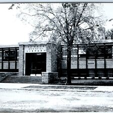 c1950s Waverly, IA RPPC Homuth Memorial Library Modern Building Photo PC A110 picture
