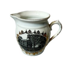 ATHENS MAINE ME Antique SOMERSET ACADEMY Souvenir TRINKET CREAMER picture