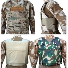 Ballistic Bullet Proof Body Armour Plate Carrier MOLLE Webbing (10x12