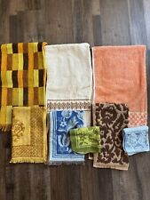 Vintage 1970’s Lot Of Bath And Hand Towels And Washcloths Sears Cannon picture