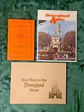 Vintage collection of Disneyland Cast Member Training Booklets role in show HTF picture