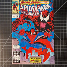 RARE Spider-Man Unlimited #1 Maximum Carnage 1993 Signed Ron Lim #3663/10000 picture