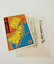 1960s 1970s New Jersey Travel Camper Decal Bumper Vacation Vintage #1 picture