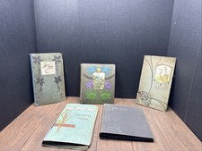 Lot Of 5 Vintage Post Card Albums Early 1900’s ( ALBUMS ONLY NO POST CARDS) picture
