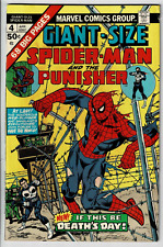 Giant Size Spider-Man #4 (1975) Key 3rd Punisher - Scans and Photos picture