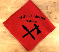 Tribe of Papago, Pre-OA Lodge 494... silkscreened neckerchief picture