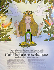 1973 Vintage Magazine Advertisement Clairol Herbal Essence Shampoo picture
