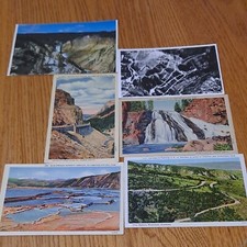 Lot Of 6 Vintage Yellowstone Park Postcards D2 picture