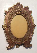 Vintage Victorian Style Free Standing Bronze Picture Frame  picture