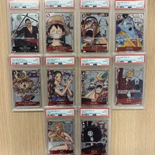 PSA 10 x10 Sequential One Piece 25th Anniversary Collection Japanese Set of 10 picture