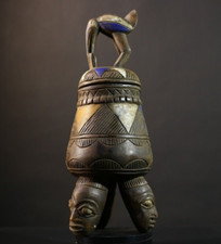 African Yoruba Vintage Figure Sculpture from Angola DRC Unique Art Piece-G5146 picture