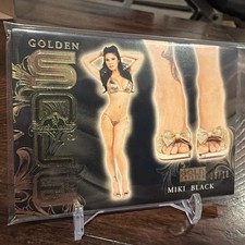 2020 MIKI BLACK GOLDEN SOLE FOOT CARD /10 BENCHWARMER GOLD EDITION picture