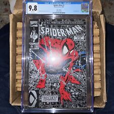 SPIDER-MAN #1 - CGC 9.8 - White Pages - Silver Edition - Marvel Comics 1990 picture