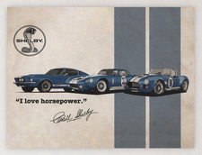 CARROLL SHELBY GUARDSMAN BLUE MUSTANG DAYTONA COBRA 