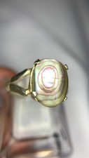 Antique Eyes Opal Ring Silver Handmade  Ring, Beautiful Antique Eyes Ring picture