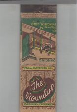Matchbook Cover - Stripped Feature The Roundup Evergreen, CO picture