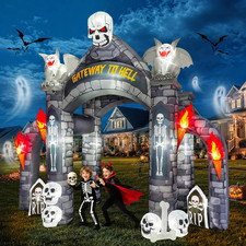 13FT Halloween Inflatables Giant Haunted Cemetery Arch Inflatable picture