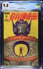 Transformers Vs G.I. Joe #10 CGC 9.8 WP NM/M πβ‘οΈ IDW Pub 2015 / Rare Only Copy picture