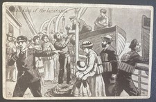 Mint England Picture Postcard Sinking Of The Lusitania To The Boats picture