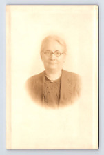 c1910-1924 RPPC Postcard Photo Cameo Portrait of Woman Embossed Frame picture