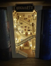 Harry Potter Hogwarts Moving Staircases Book Nook Custom 3D Printed Bookend  picture
