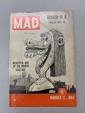Mad Magazine #11 Original 1954 Basil Wolverton Low Grade picture