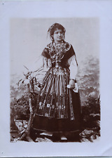 Portugal, Porto, Woman in Traditional Costume, Vintage Print, ca.1890 Print vi picture