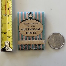 Vtg Lipstick Multnomah Hotel Tracy Inc Mid Century SameDayHandling & Fast USPS picture