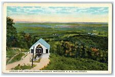 c1920's From Uncanoonuc Mountain Plains Manchester New Hampshire NH  Postcard picture